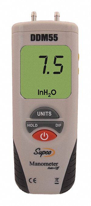 DIGITAL MANOMETER,PLASTIC/METAL