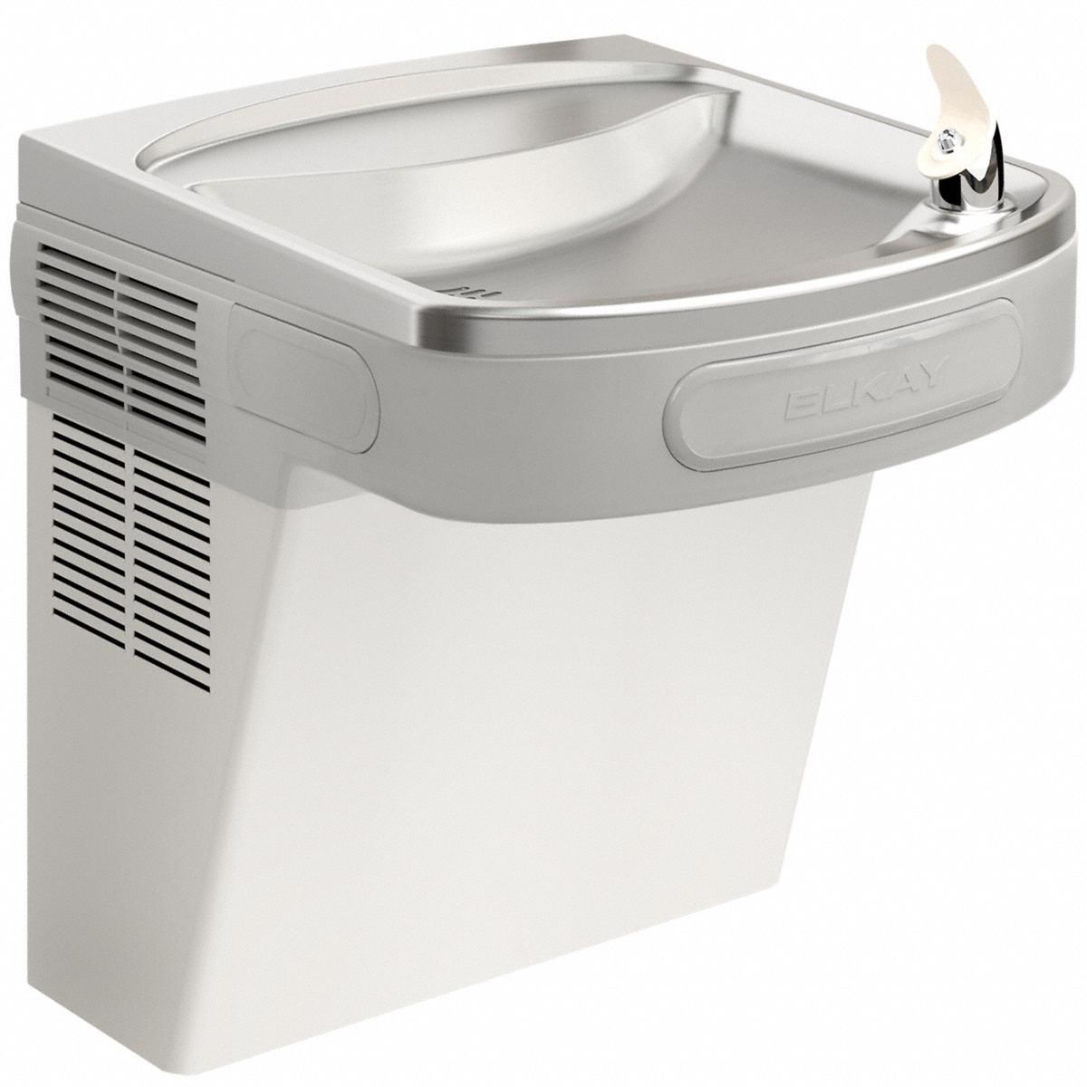 ELKAY, OnWall, Refrigerated, Single Drinking Fountain 34J988EZS8S