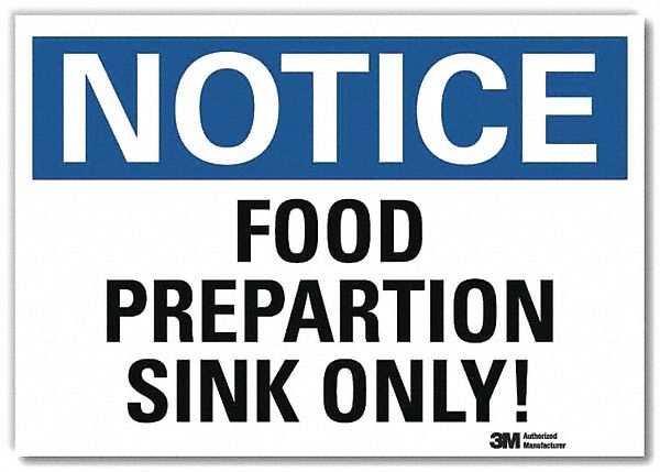 Notice Sign, 10x14in, Reflective Sheeting