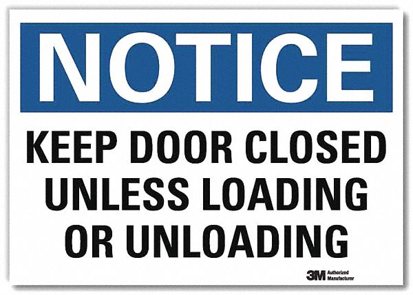 ENSEIGNE D'AVERTISSEMENT,10X14 PO,VINYLE