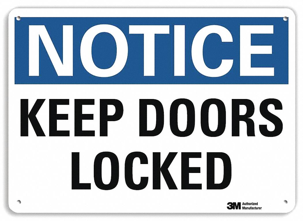 ENSEIGNE D'AVERTISSEMENT,10X14 PO,ALUM