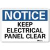 Notice: Keep Electrical Panel Clear Signs