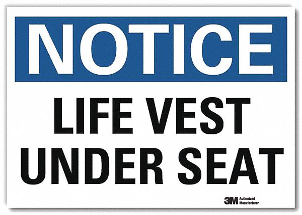 Notice Sign, 7 in x 10 in, Rflct Sheeting