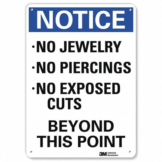 Recycled Aluminum, Notice Sign, 10