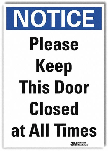 ENSEIGNE D'AVERTISSEMENT,14X10 PO,VINYL