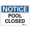 Notice: Pool Closed Signs