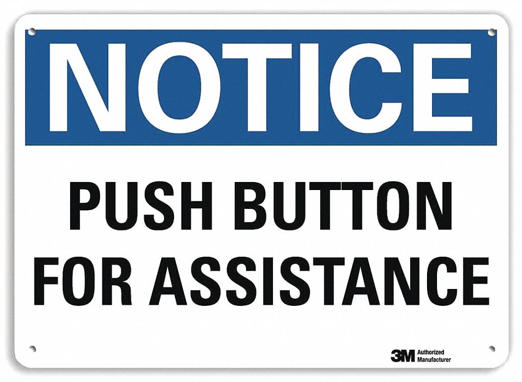 ENSEIGNE D'AVERTISSEMENT,10X14 PO,ALUM