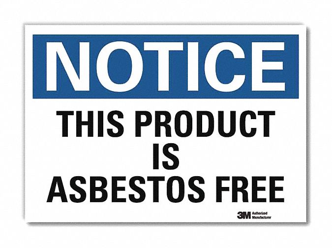 Notice Sign: Reflective Sheeting, Adhesive Sign Mounting, 7 in x 10 in Nominal Sign Size