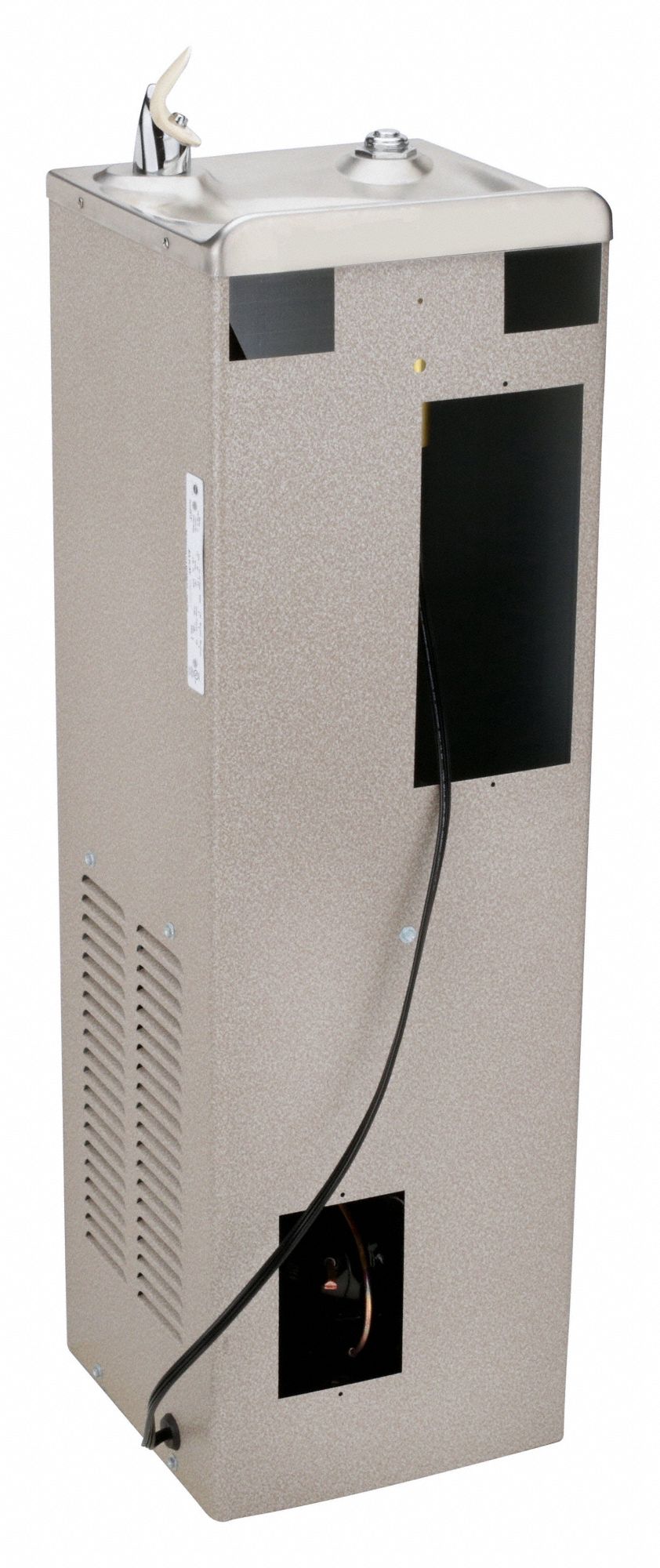 ELKAY Drinking Fountain 3 gph 50°F, 38 in Overall Ht, Top Push