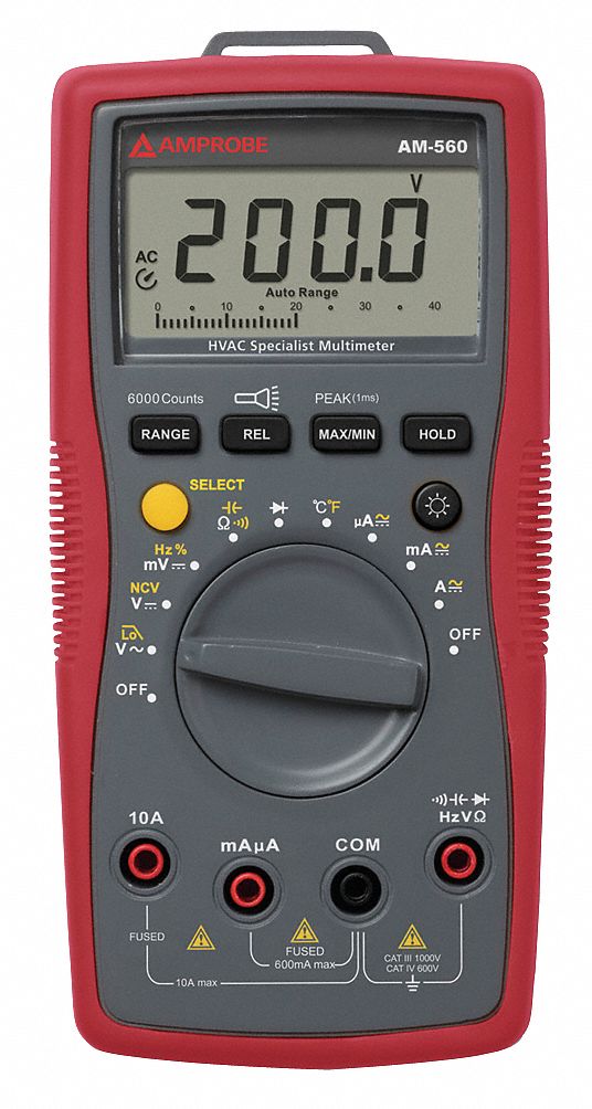 34K450 - Digital HVAC Multimeter 1000V