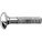 CARRIAGE BOLT, SQUARE, STEEL, UNC, GRADE 2, BLACK OXIDE, ¼