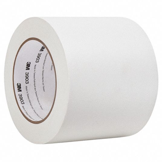 3M Duct Tape,White,1/2 in x 50 yd,6.5 Mil 3903