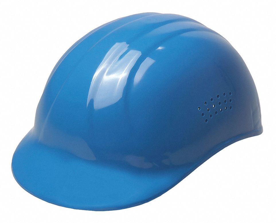 ERB SAFETY Bump Cap, Baseball, Blue, Fits Hat Size 6-1/2 to 7-3/4 ...