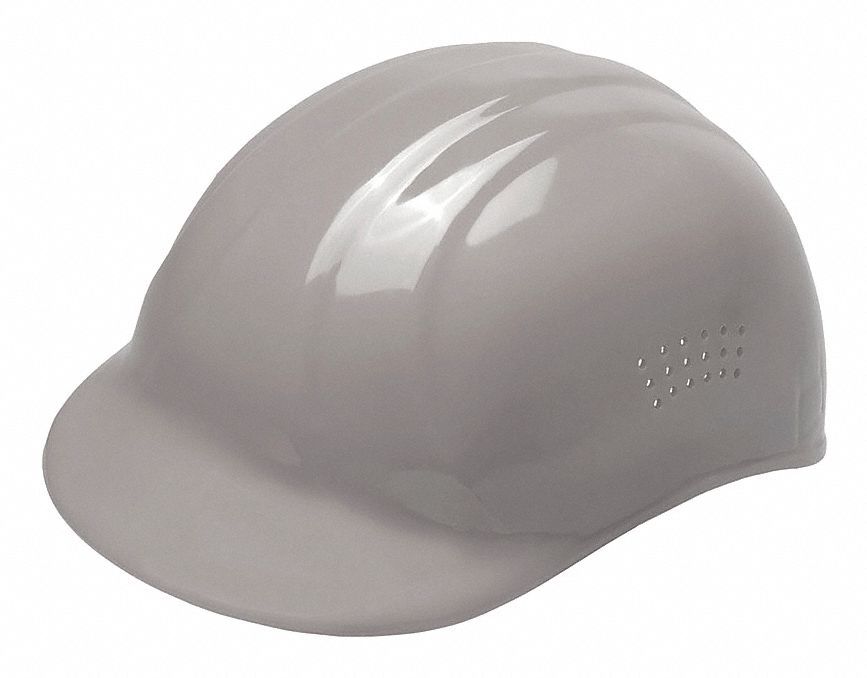 J5343 Bump Cap Baseball Pinlock Gray