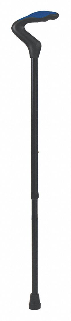 34KW68 - Adjustable Cane Comfort Grip 31 in Black