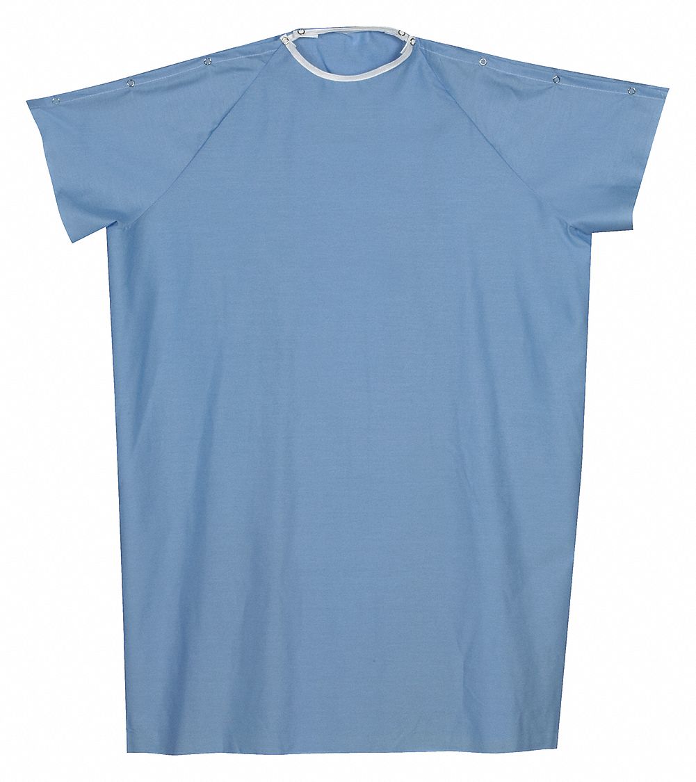 34KX69 - Convalescent Gown One Size Blue