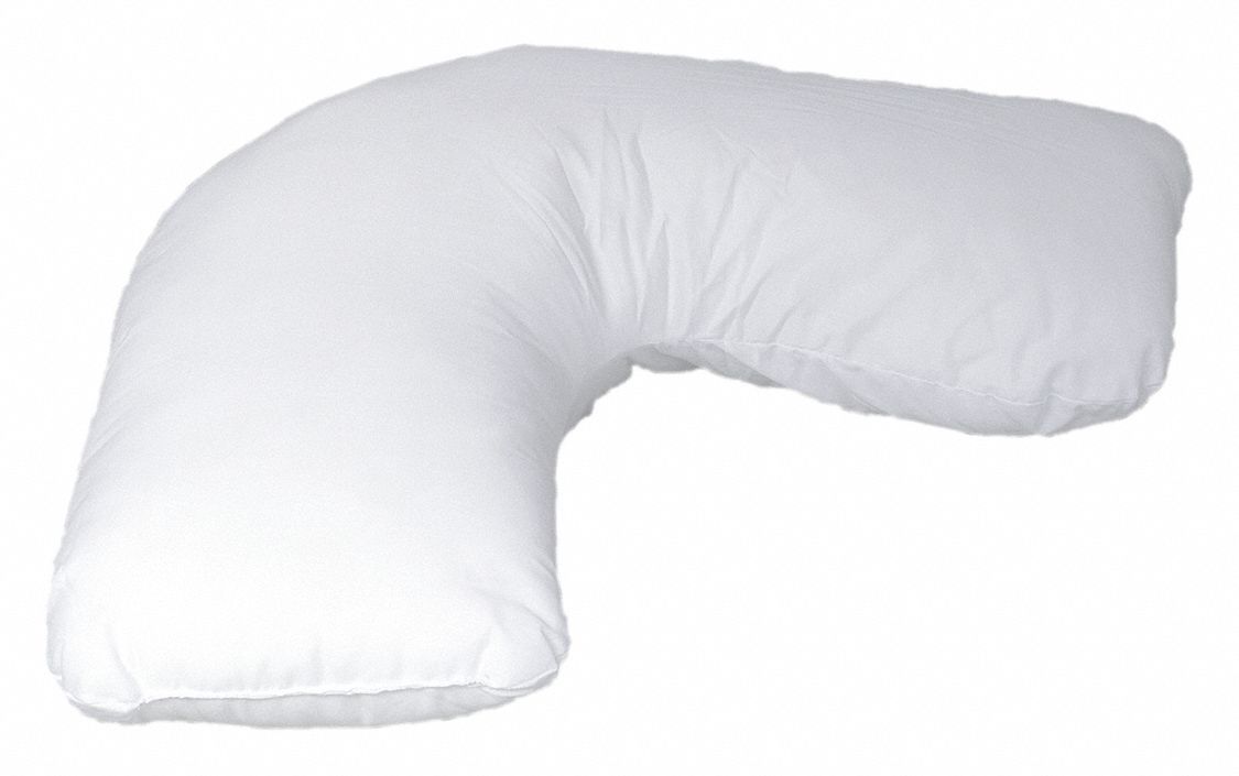 DMI 22 in x 17 in Standard Polyester Fiber Fill Pillow, White 34KX78