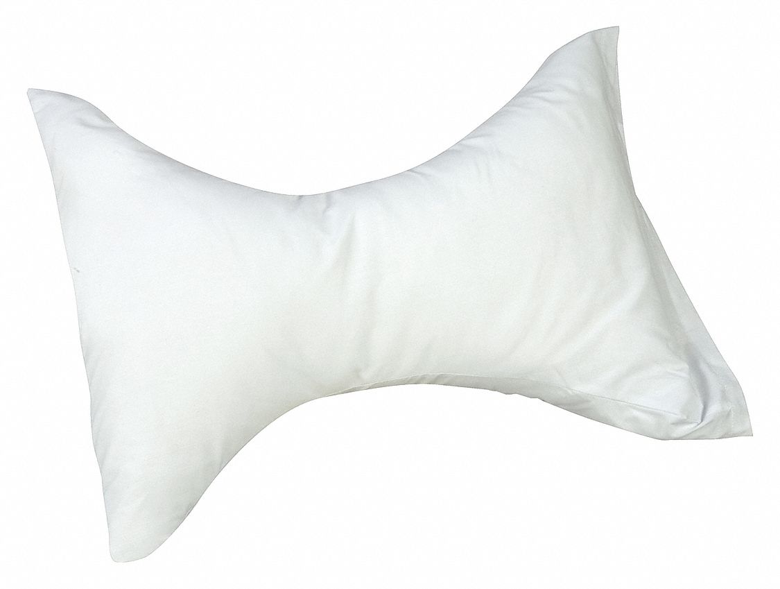 DMI 18 in x 24 in Standard Polyester Fiber Fill Rest Pillow, White