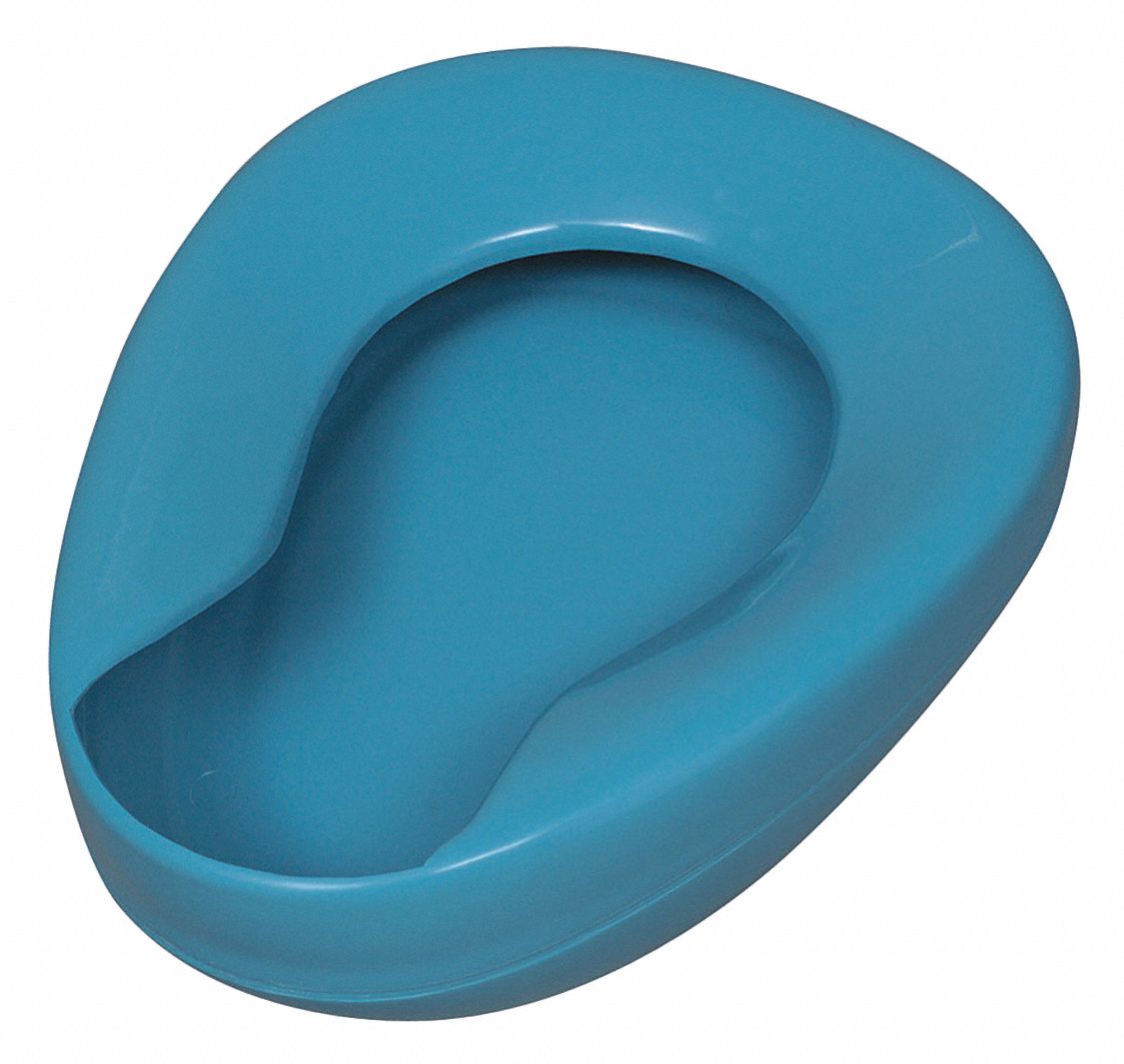 34KY16 - Autoclavable Bedpan Blue Plastic