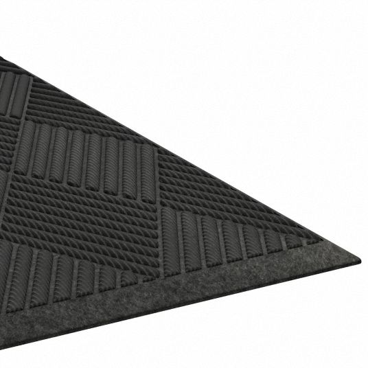 Diamond Soft Foot Black 4 ft. x 6 ft. Commercial Door Mat