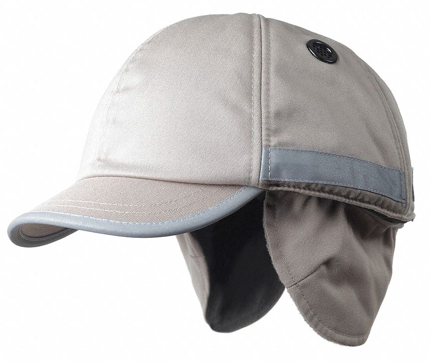 Bump Cap, Baseball, Hook-and-Loop, Beige