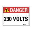 Danger: 230 Volts Signs