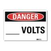 Danger: ___ Volts Signs