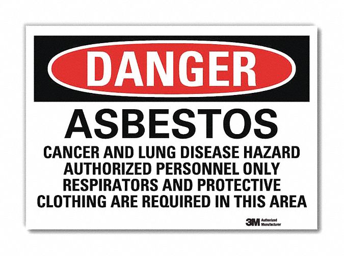 Danger Sign: Reflective Sheeting, Adhesive Sign Mounting, 7 in x 10 in Nominal Sign Size