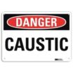 Danger: Caustic Signs