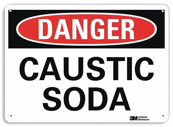 Danger Sign: Plastic, Mounting Holes Sign Mounting, 7 in x 10 in Nominal Sign Size, 0.055 in Thick