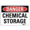 Danger: Chemical Storage Signs