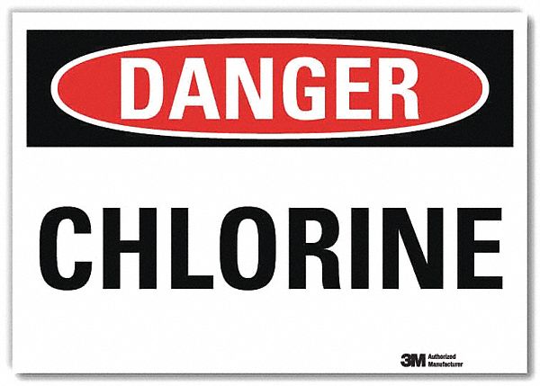Danger Sign: Reflective Sheeting, Adhesive Sign Mounting, 7 in x 10 in Nominal Sign Size