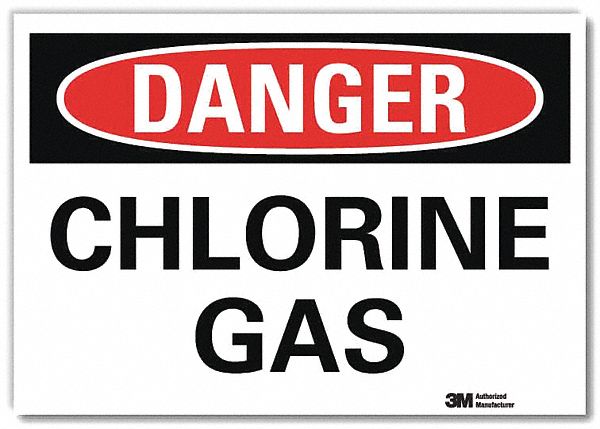 Danger Sign: Reflective Sheeting, Adhesive Sign Mounting, 7 in x 10 in Nominal Sign Size