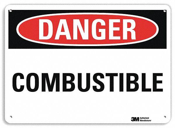 Danger Sign: Plastic, Mounting Holes Sign Mounting, 7 in x 10 in Nominal Sign Size, 0.055 in Thick