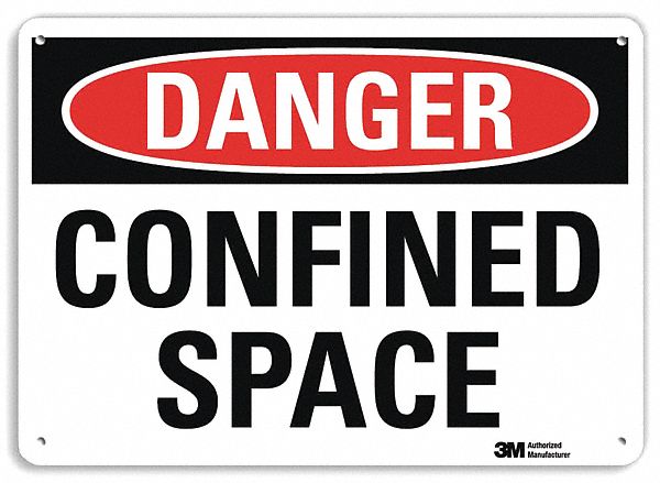 PANNEAU DANGER,MNT 4 TROU,10PO LA X 7POH