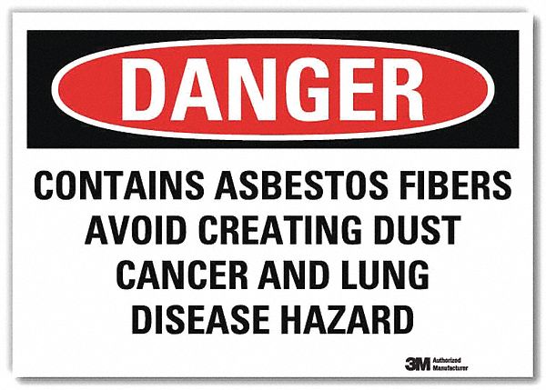 Danger Sign: Reflective Sheeting, Adhesive Sign Mounting, 7 in x 10 in Nominal Sign Size