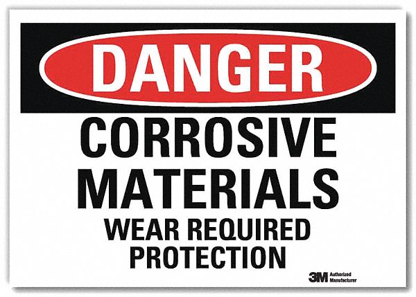 Danger Sign, 7 in x 10 in, Rflct Sheeting