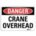 Danger: Crane Overhead Signs