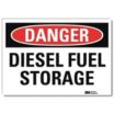 Danger: Diesel Fuel Storage Signs