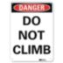 Danger: Do Not Climb Signs