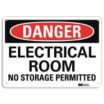 Danger: Electrical Room No Storage Permitted Signs