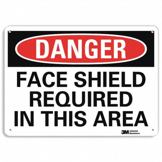 LYLE Danger Sign: Aluminum, Mounting Holes Sign Mounting, 7 in x 10 in ...