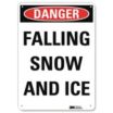 Danger: Falling Snow And Ice Signs