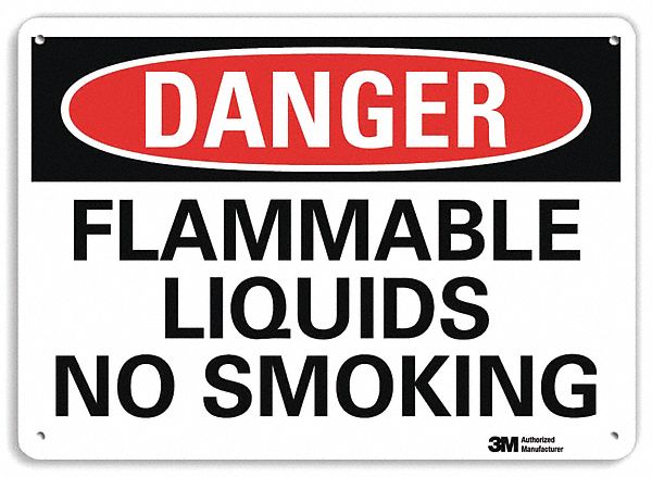 Danger Sign: Plastic, Mounting Holes Sign Mounting, 7 in x 10 in Nominal Sign Size, 0.055 in Thick