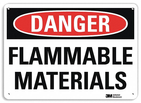 Danger Sign: Aluminum, Mounting Holes Sign Mounting, 7 in x 10 in Nominal Sign Size, 0.04 in Thick