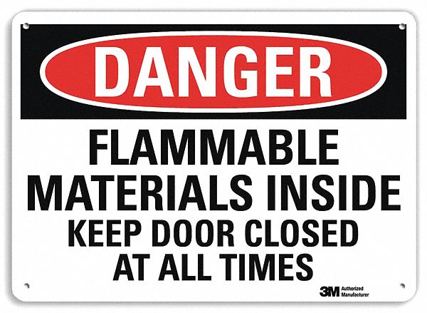 Danger Sign: Plastic, Mounting Holes Sign Mounting, 7 in x 10 in Nominal Sign Size, 0.055 in Thick