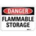 Danger: Flammable Storage Signs