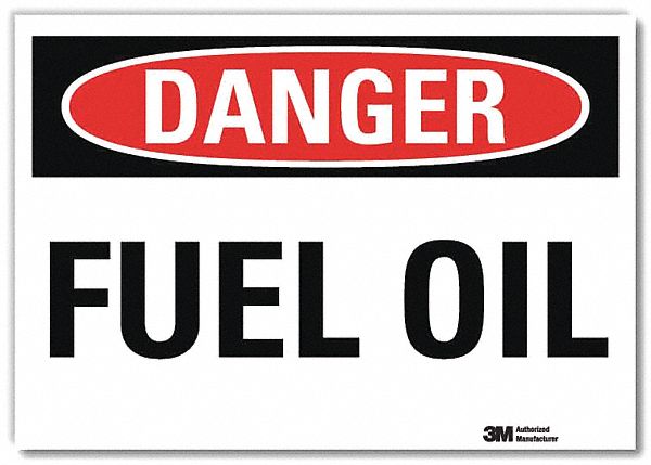 Danger Sign: Reflective Sheeting, Adhesive Sign Mounting, 5 in x 7 in Nominal Sign Size