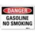 Danger: Gasoline No Smoking Signs