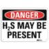Danger: H2S May Be Present Signs